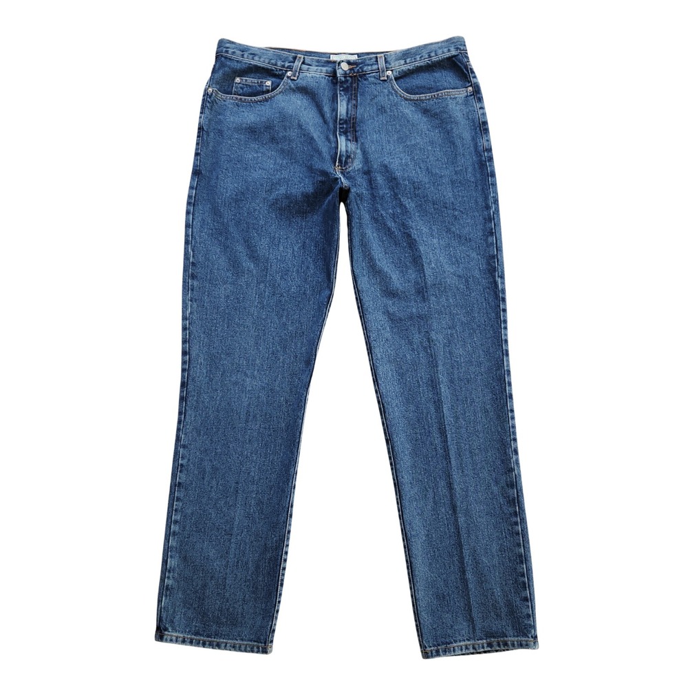 Vintage Guess Jeans 40x35 Blue USA 90s (pre-1993) Georges Marciano Straight Leg